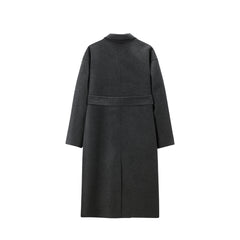 Women's Double-Breasted Double-Face Wool Coat