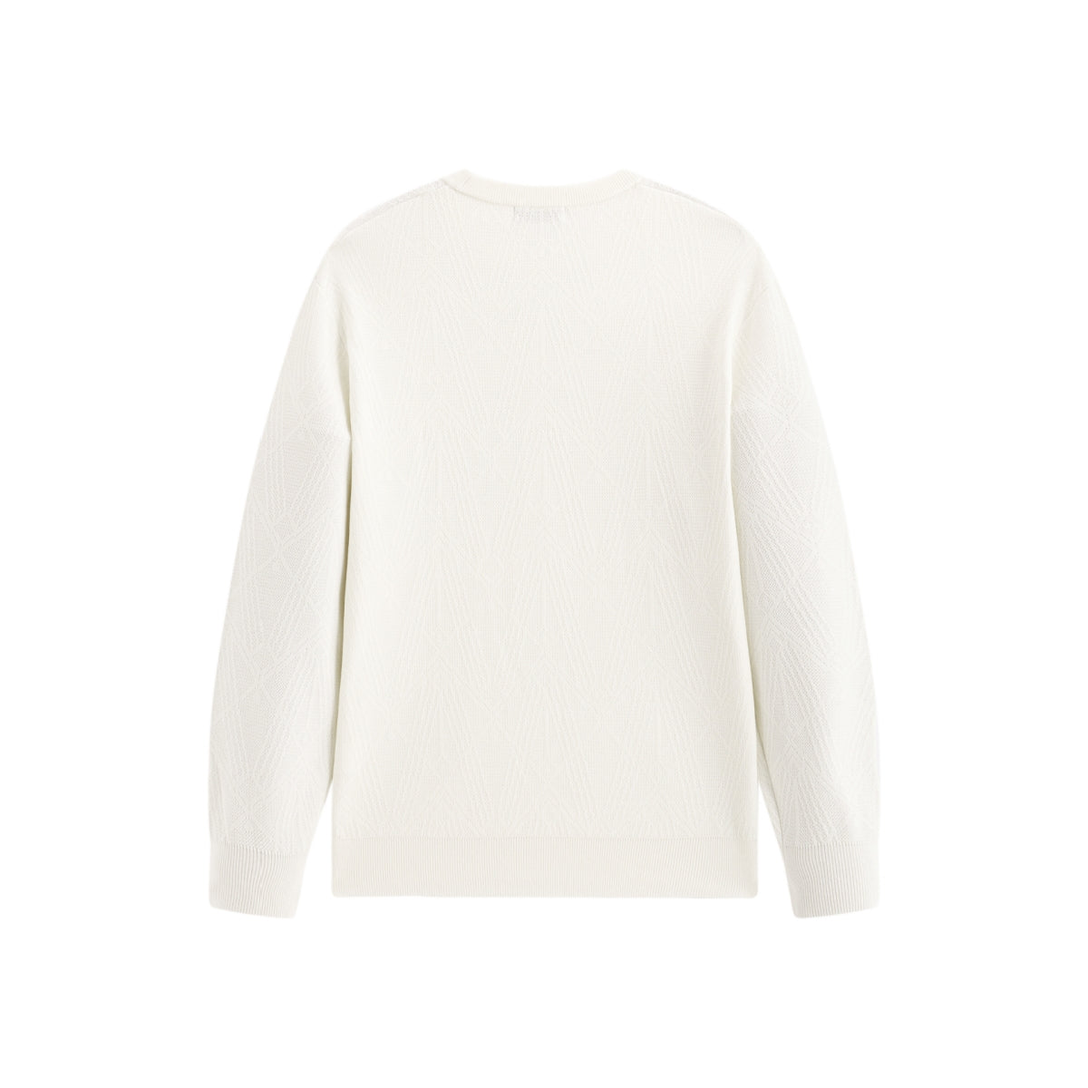 Men's Basic Chenille Textured Knit Sweater