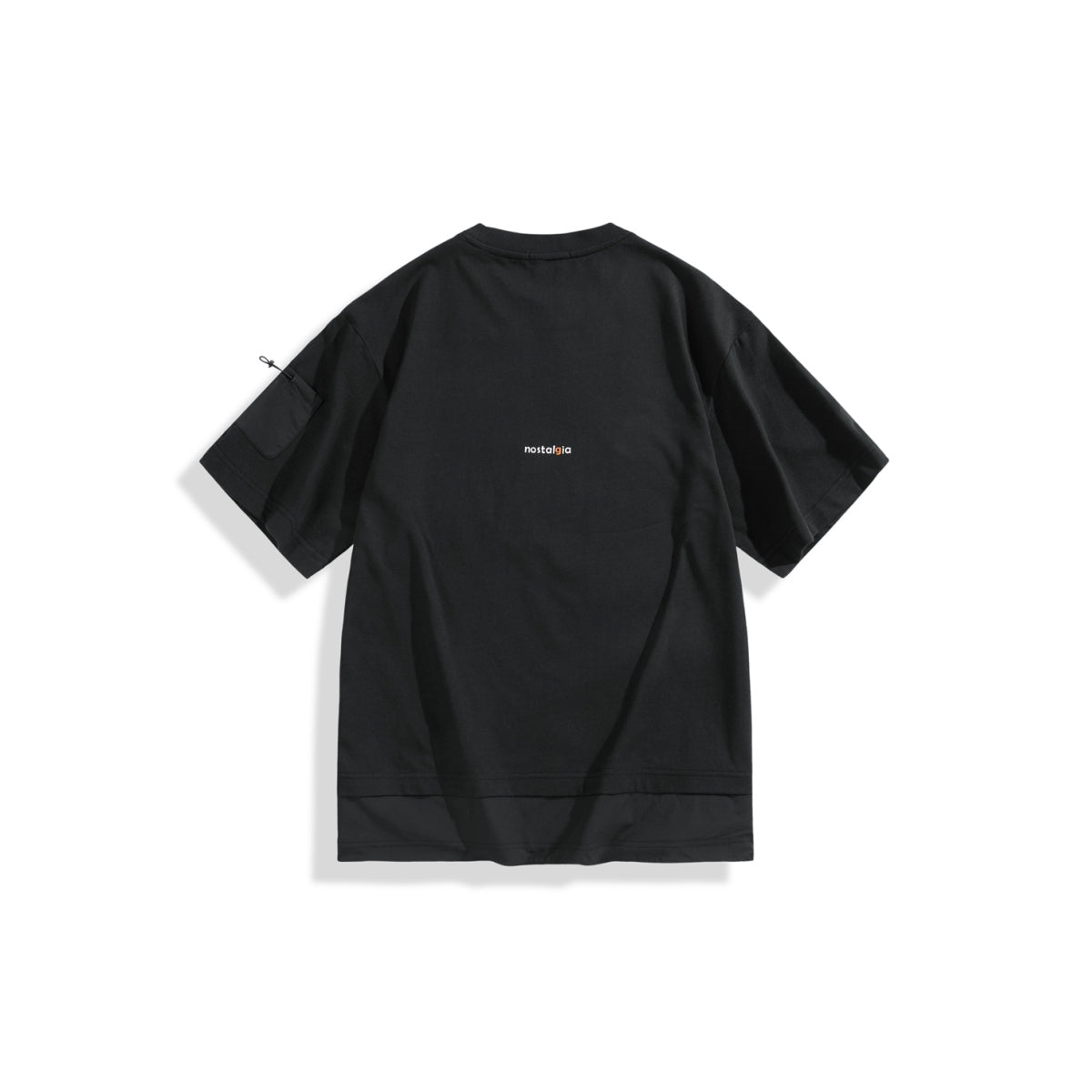 Men's Outdoor-Style T-Shirt with Drawstring Hem