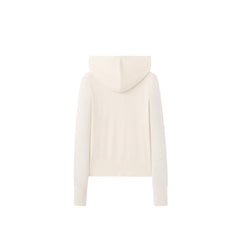 Women's Embroidered Hooded Knit Pullover