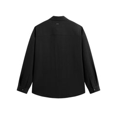 Men's Textured Jacquard Shirt with Frog Buttons