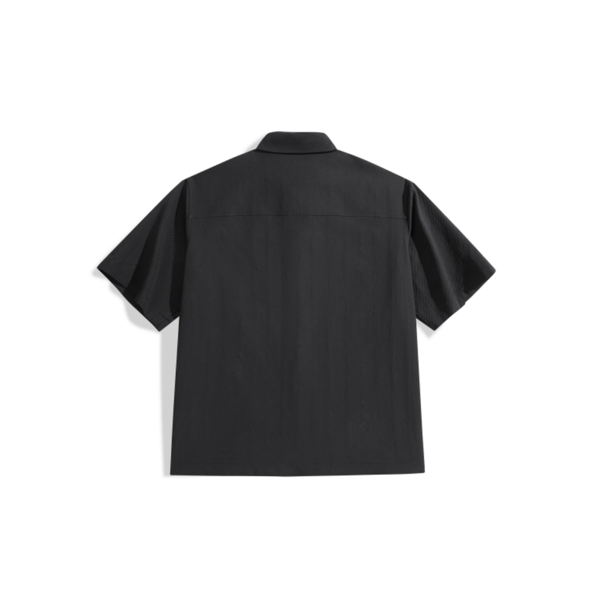 Men's Solid Jacquard Textured Shirt