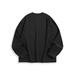 Men's Solid Henley Long-Sleeve T-Shirt