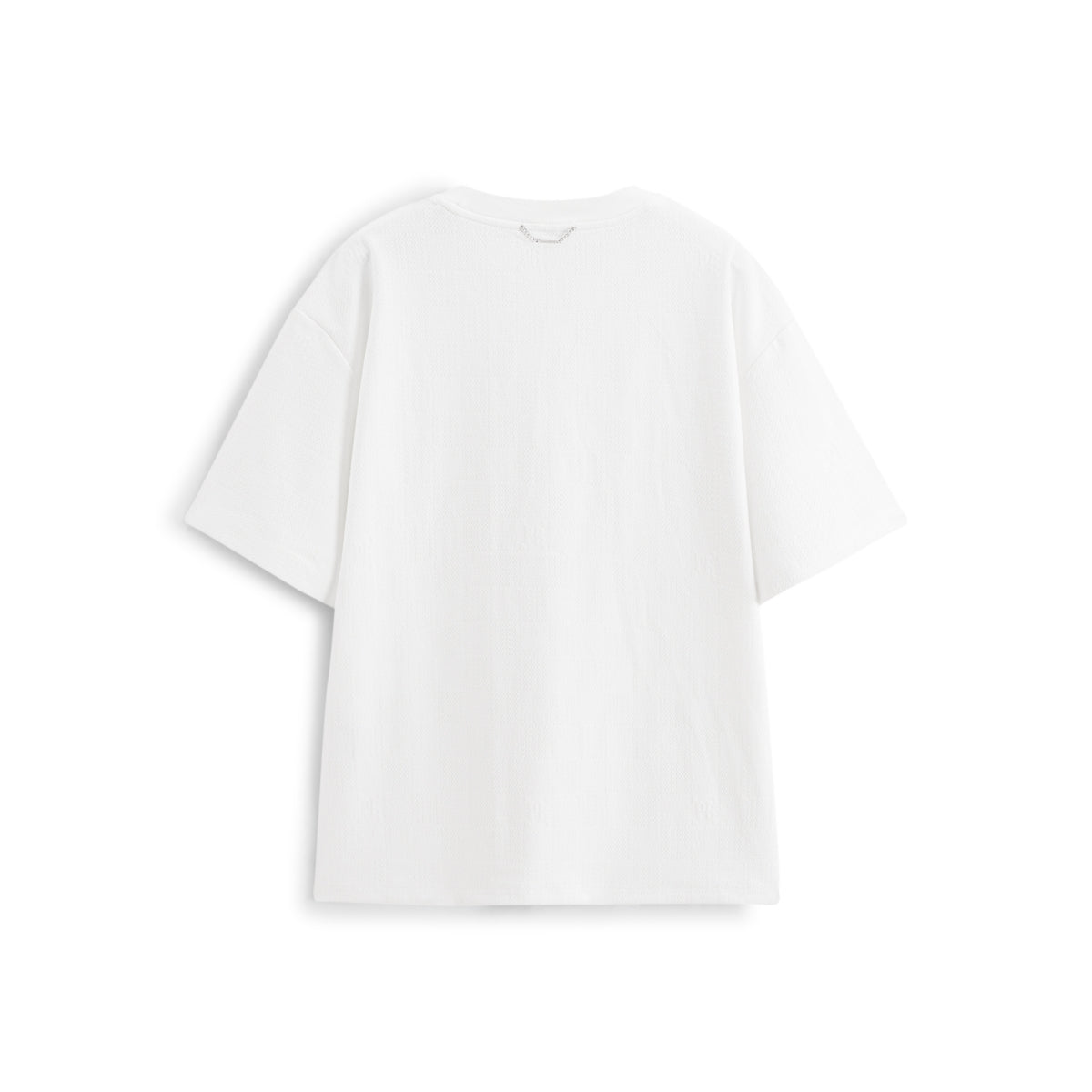 Men's Solid Allover Jacquard T-Shirt