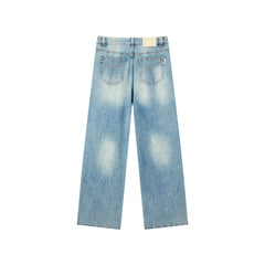 Women's Distressed Wide-Leg Jeans