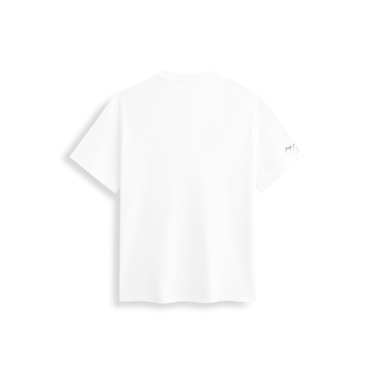 Men's Slim T-Shirt with Contrast Embroidery