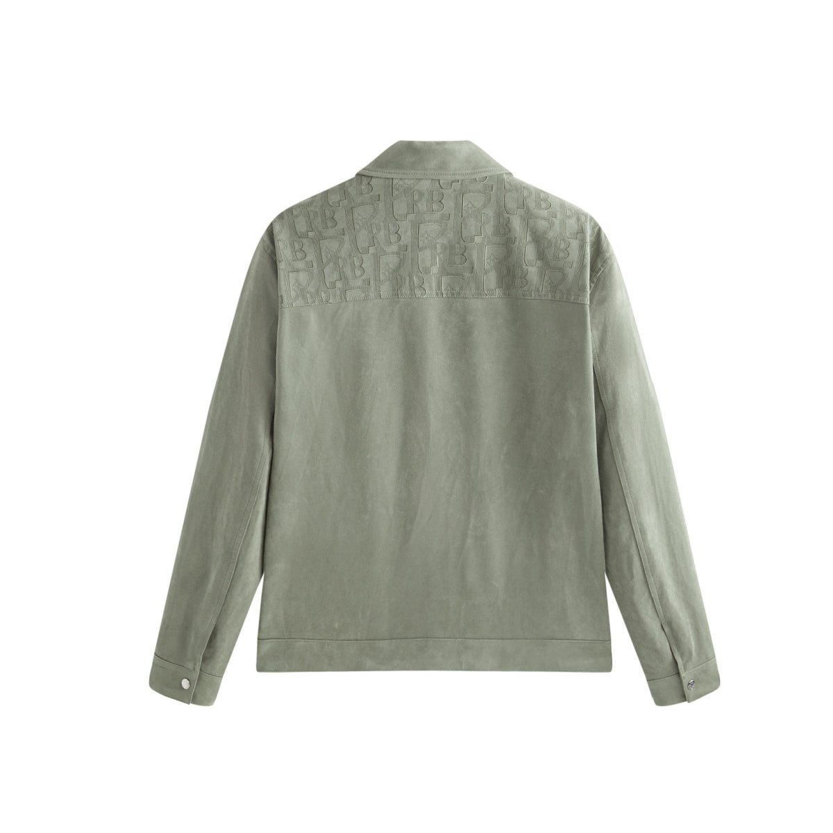 Men's Faux Suede Textured Jacquard Jacket