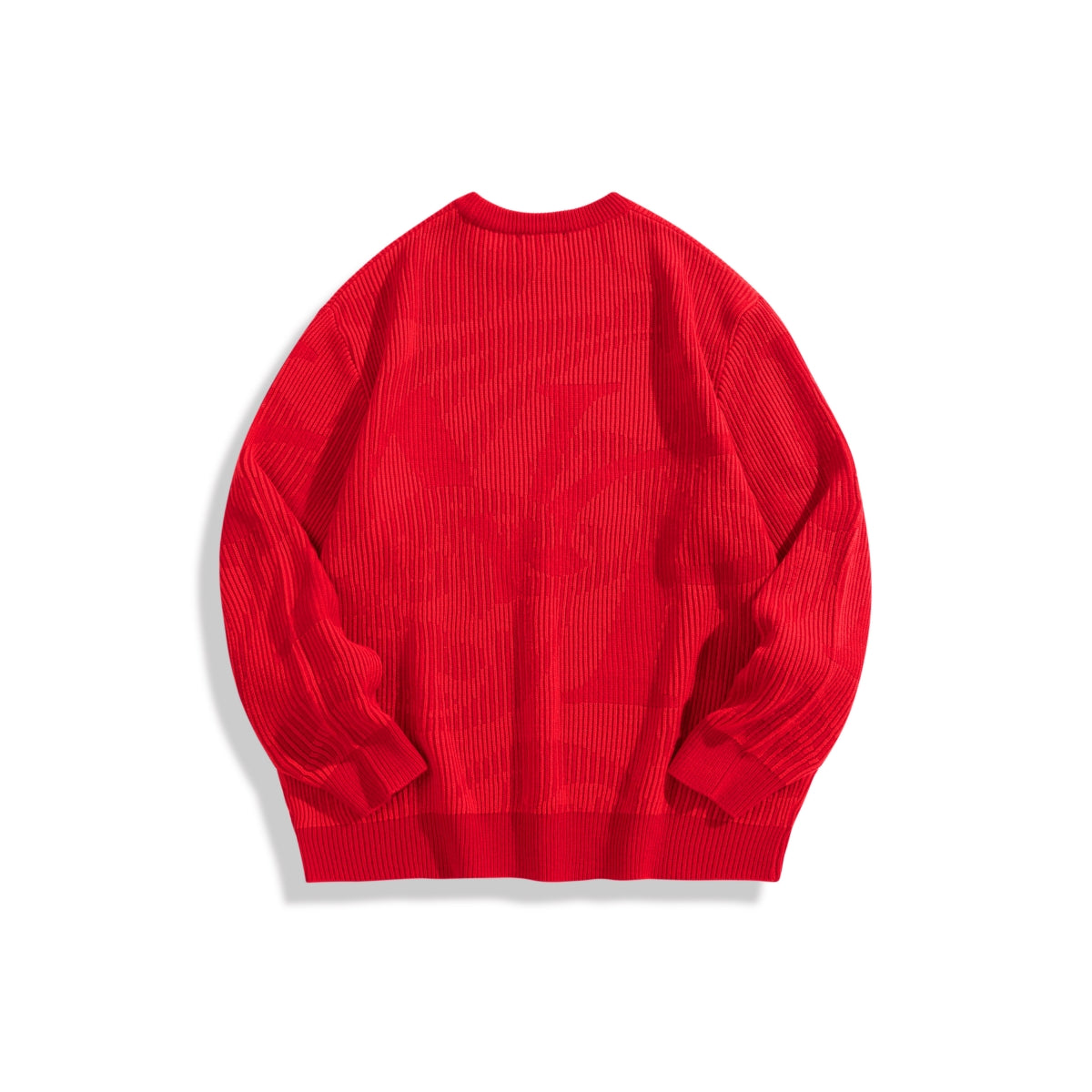 Men's Red Letter Jacquard Pullover