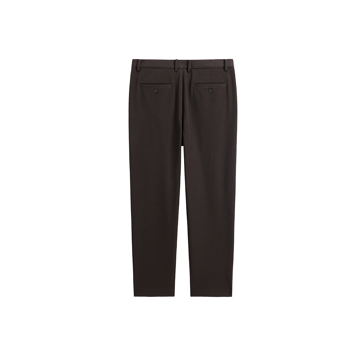 Men's Brown Formal Tapered Pant