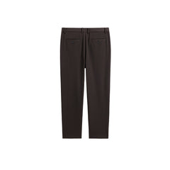 Men's Brown Formal Tapered Pant