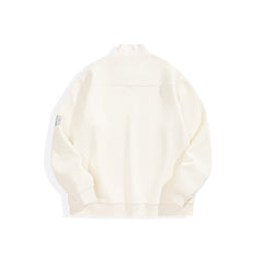 Men's Half-Zip Mock-Neck Fleece Sweatshirt