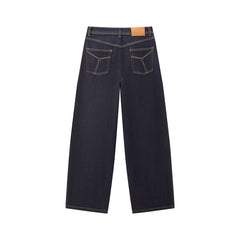 Women's High-Waist Brushed Wide-Leg Jeans