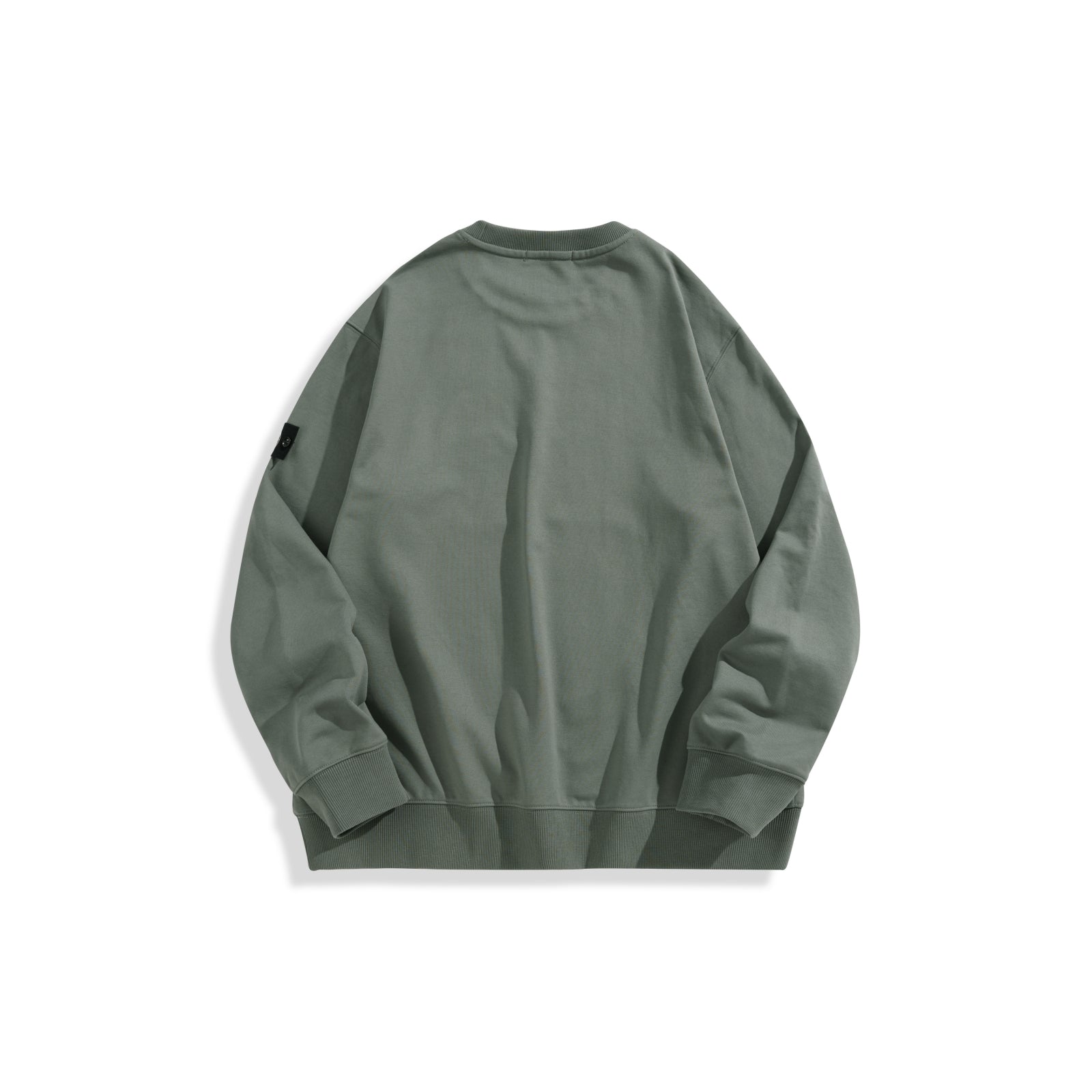 Men's Army Green Label Loose Fit Sweatshirt