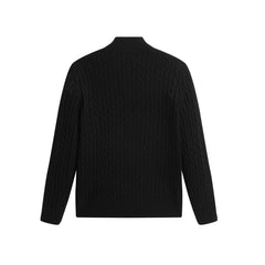 Men's Wool-Blend Cable Knit Textured Sweater