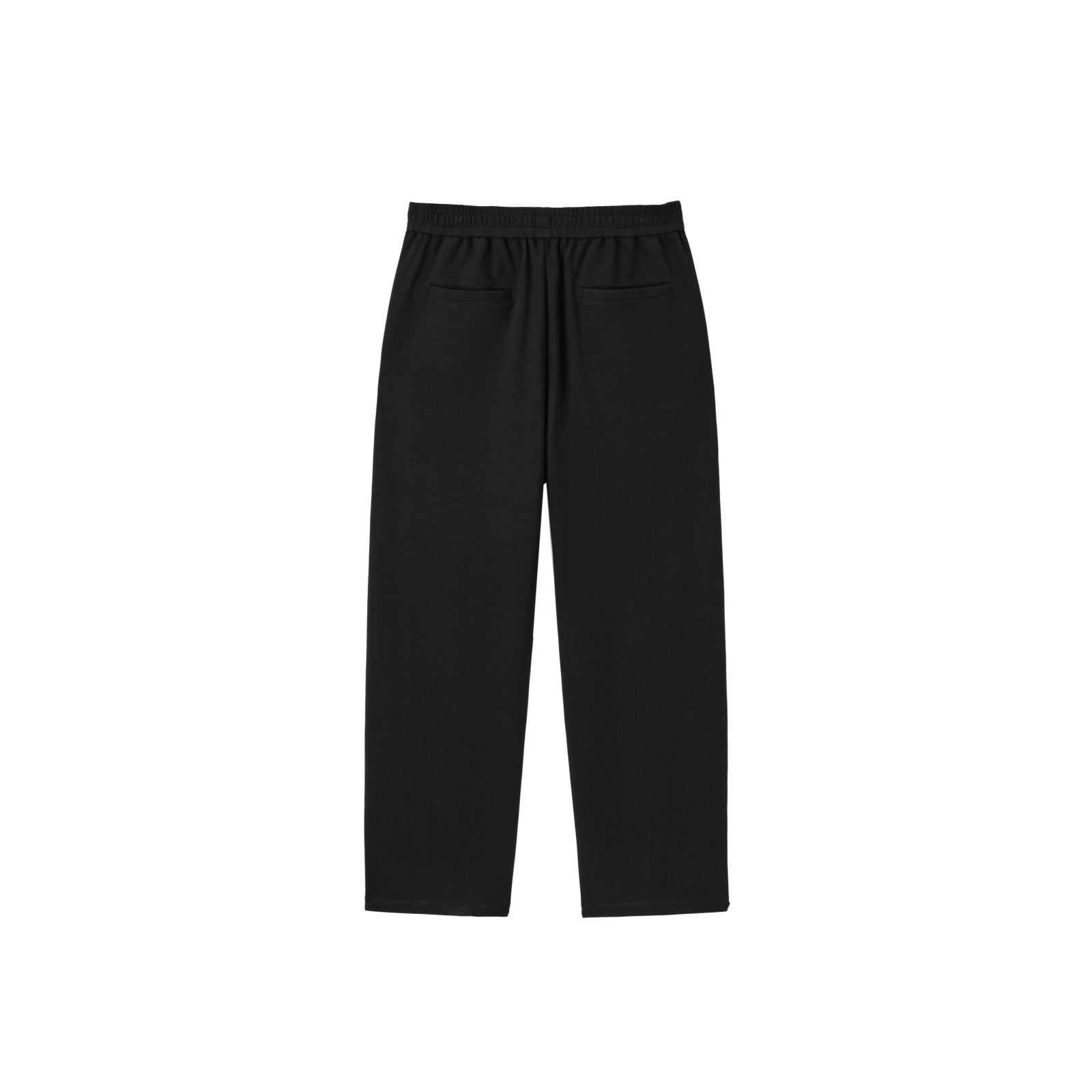 Men's Drawstring Textured Straight Pants