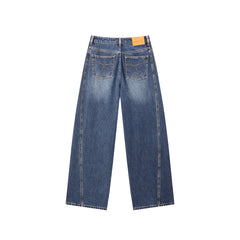 Women's Casual Wide-Leg Banana Jeans