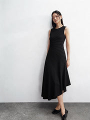 Women's commuter asymmetrical dress