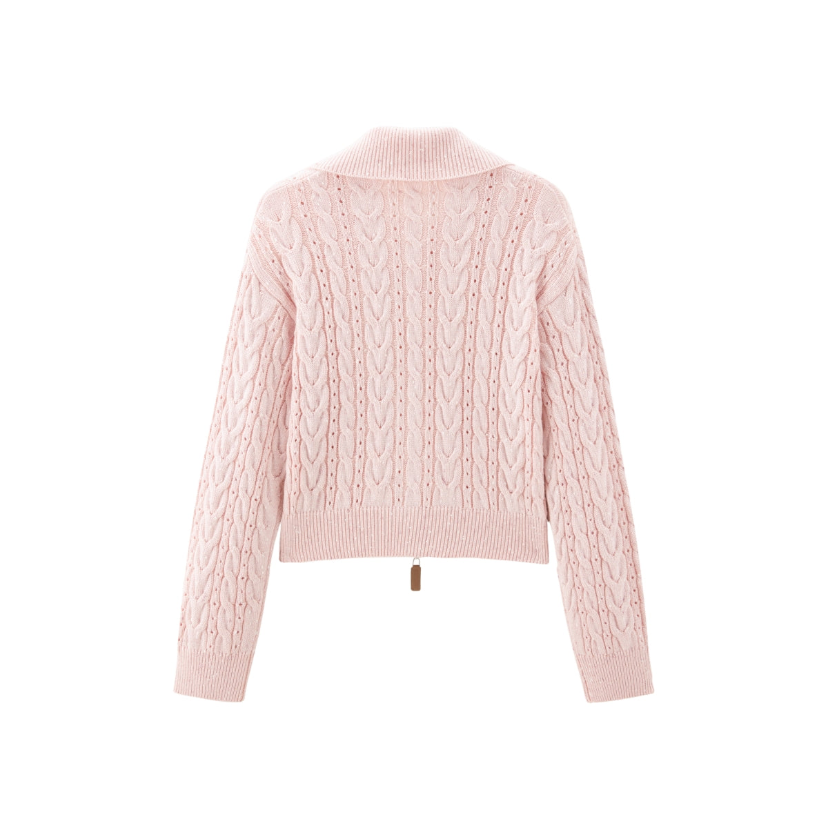 Women's Hollow Out Cable Knit Cardigan