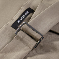 Men's Straight Pleated Pants