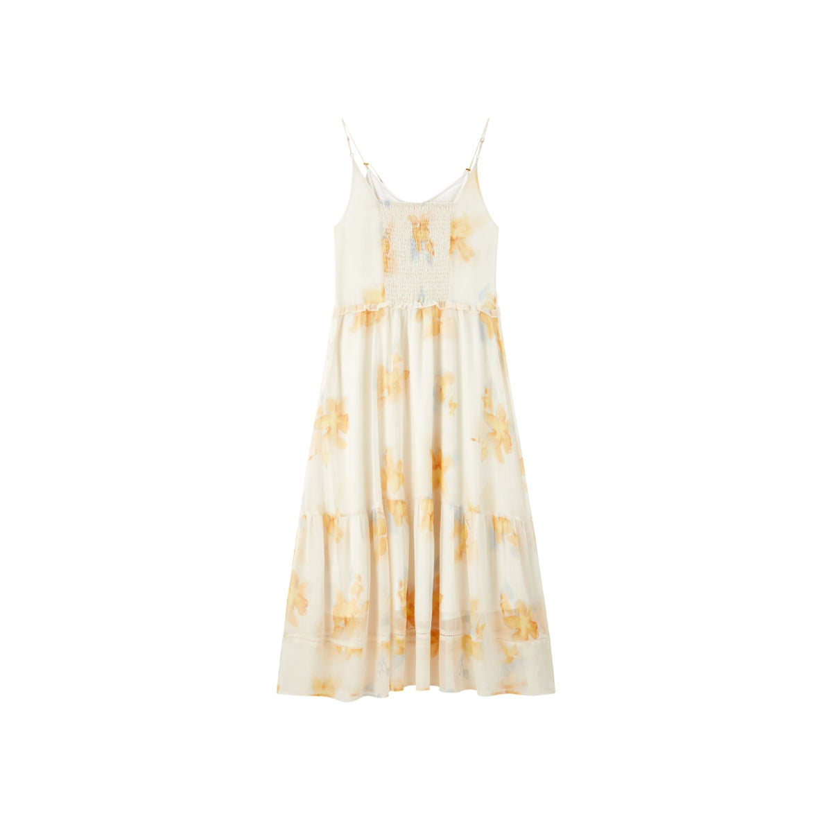 Women's Printed Ruched Cami Dress
