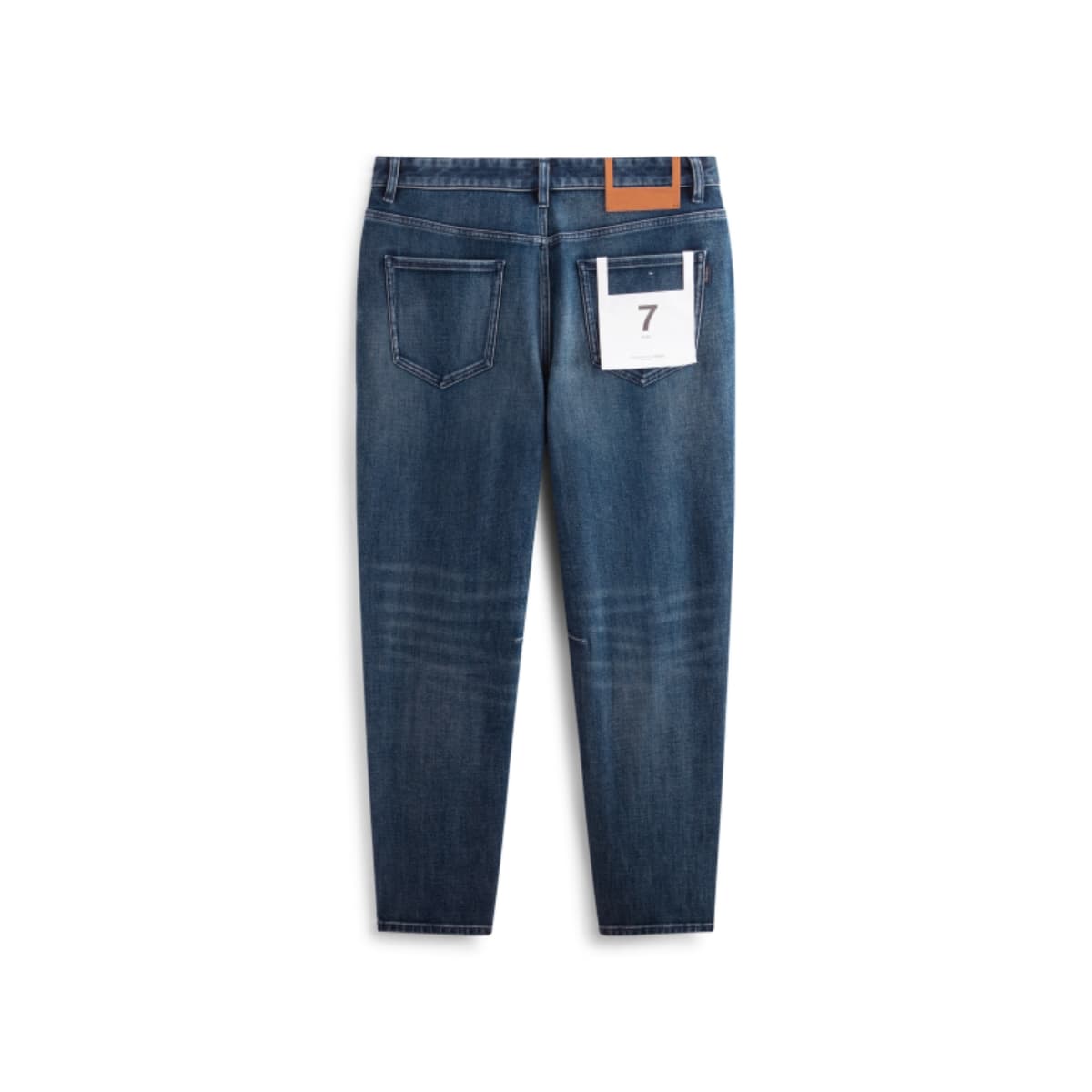 Men's Thermal Washed Tapered Jeans
