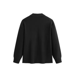 Men's Contrast Layered-Look Collar Pullover