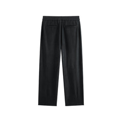 Men's Textured Straight-Leg Trousers