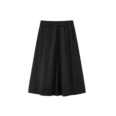 Women's High Waist A-Line Maxi Skirt