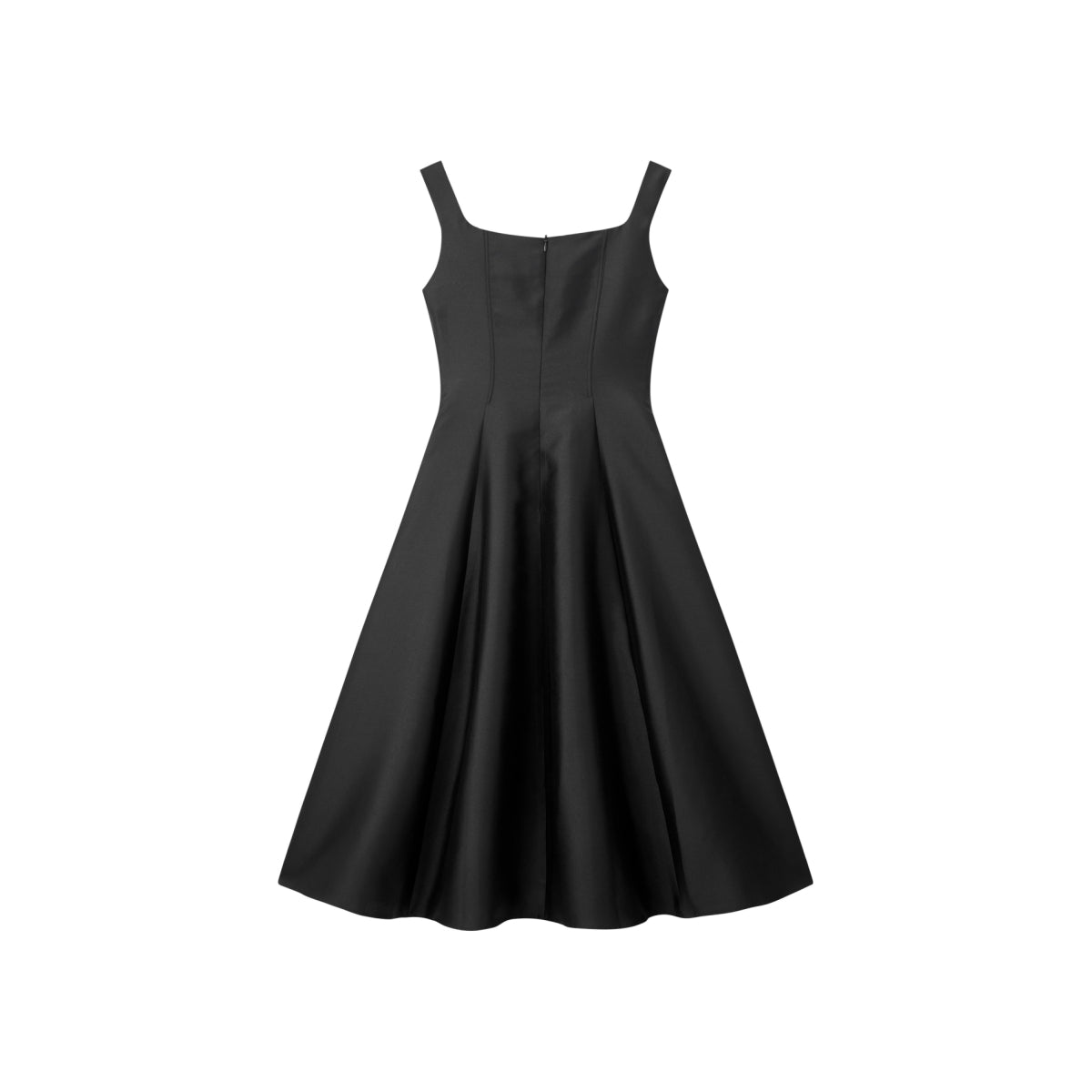 Women's Sleeveless Square-Neck A-Line Dress