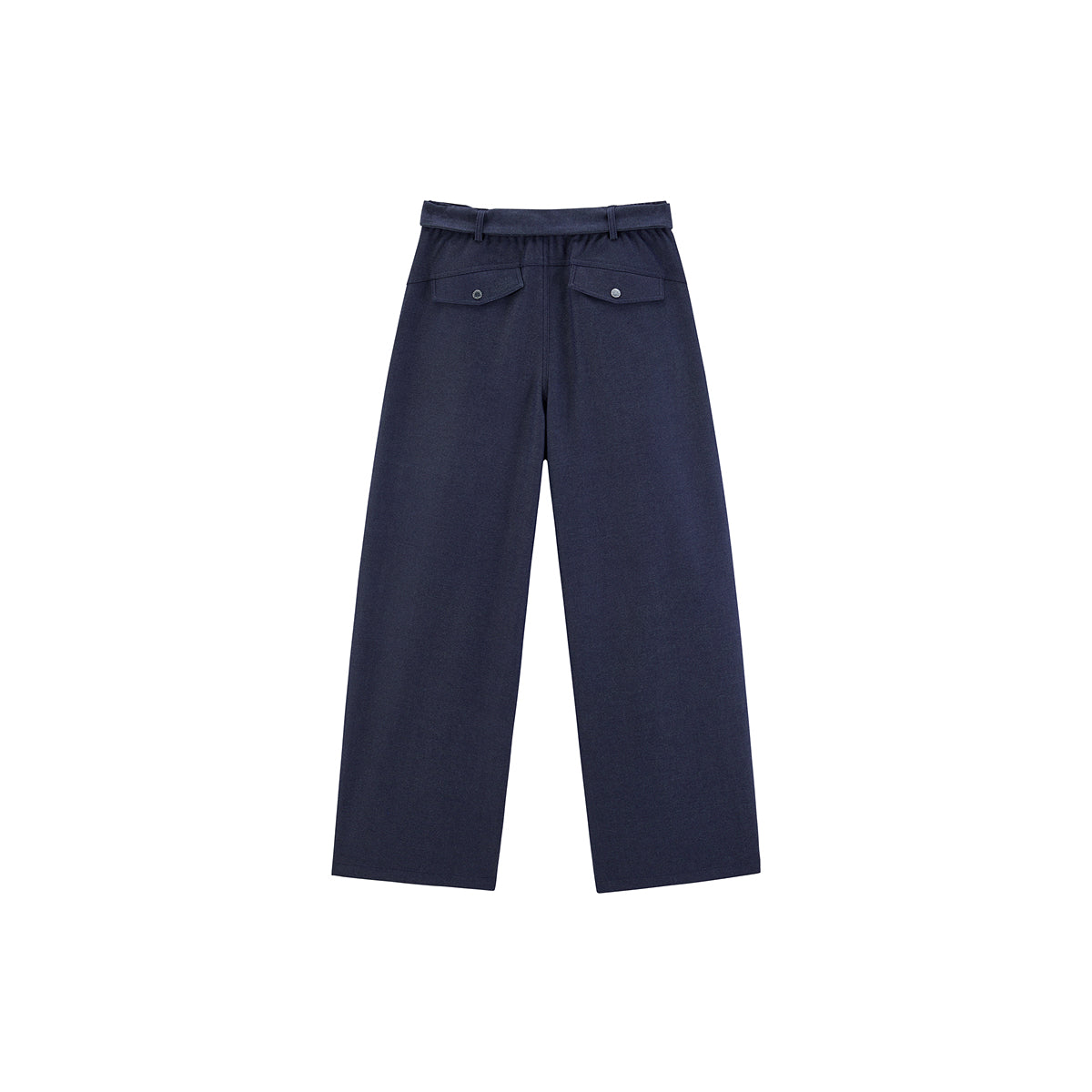 Women's Navy Blue Straight Pants