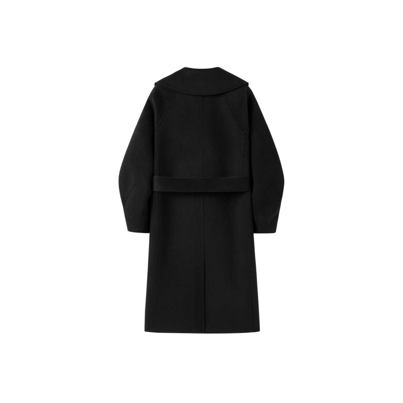 Women's Belted Double Breasted Wool Coat