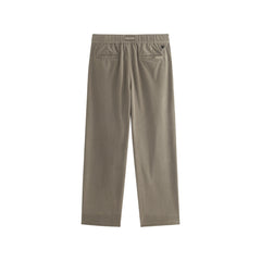 Men's Corduroy Textured Straight-Leg Casual Pants