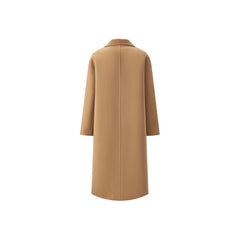 Women's Straight Double-faced Wool Coat