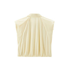 Women's Sleeveless Ruched Shirt