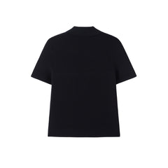 Women's Antibacterial Polo-Style Knit Top