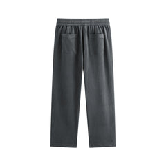 Men's Embroidered Straight-Leg Casual Pants
