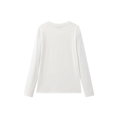 Women's Lyocell T-Shirt with Water-Soluble Embroidery