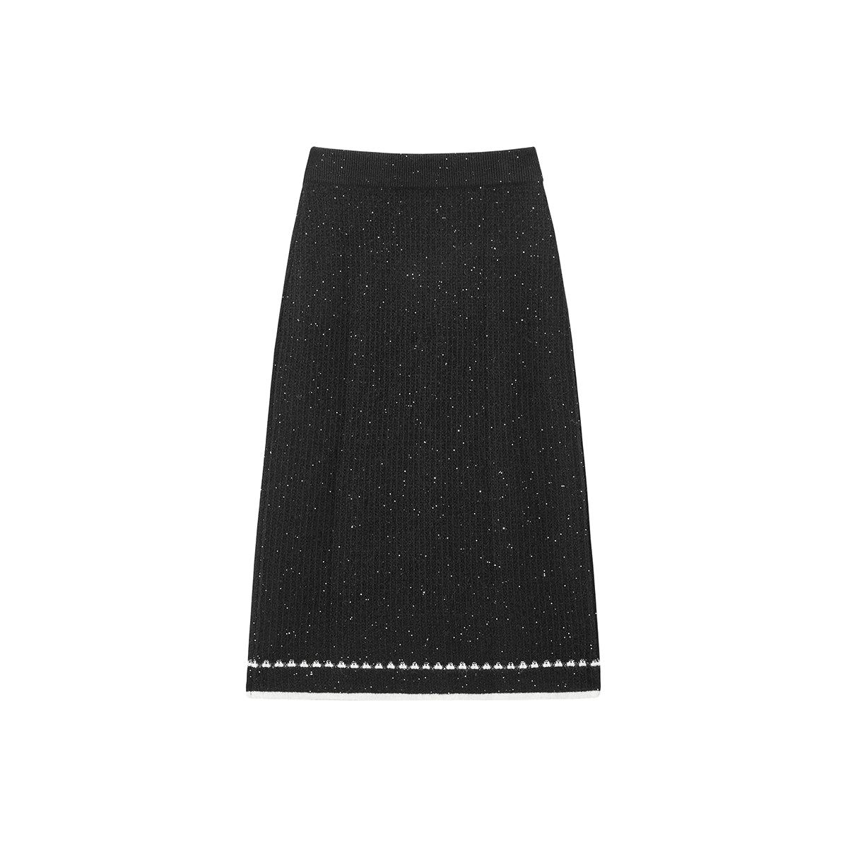 Women's Textured Midi Skirt