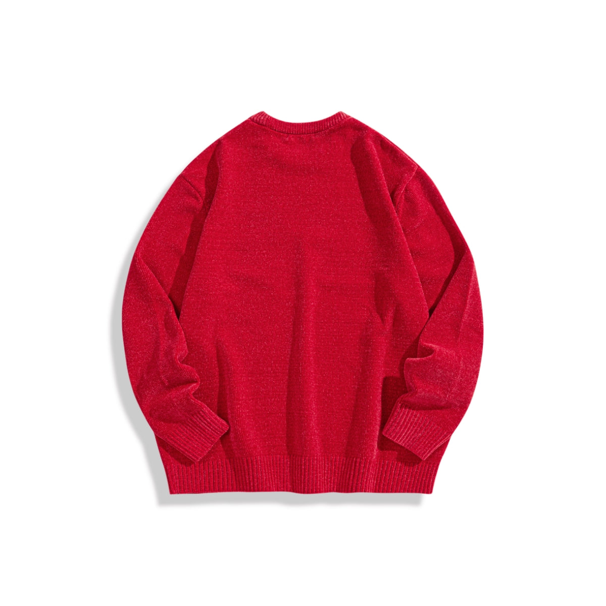 Men's Embroidered Crew Neck Pullover