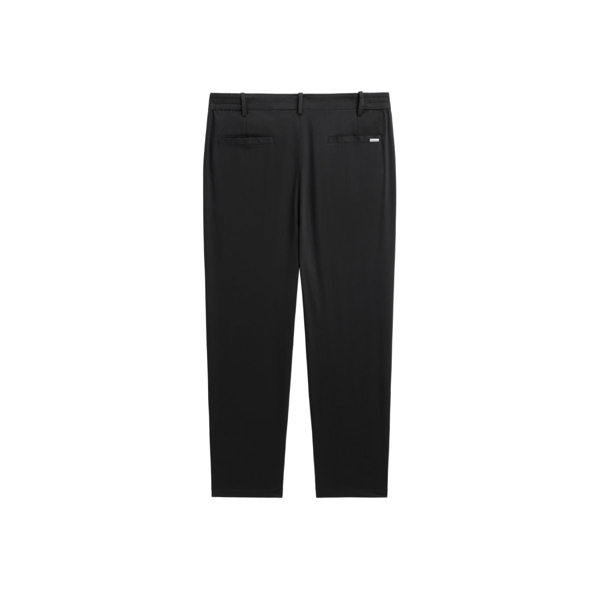 Men's Solid Slight Stretch Tapered Trousers