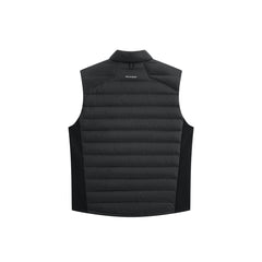 Men's Dual-Fabric Printed Down Vest
