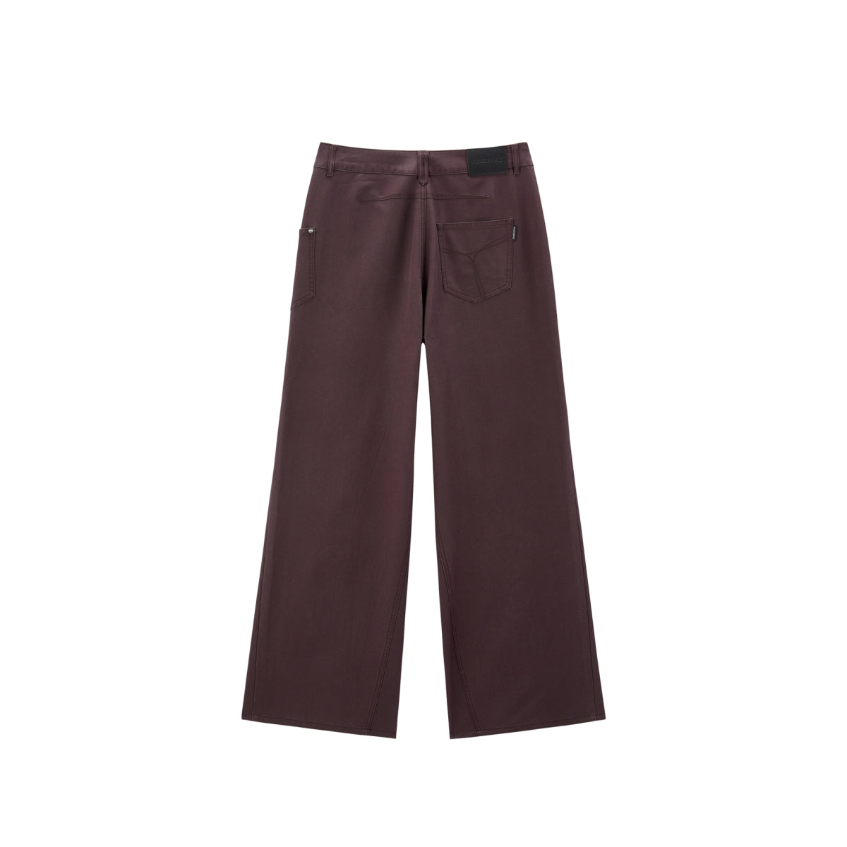 Women's Sateen Wide-Leg Utility Jeans