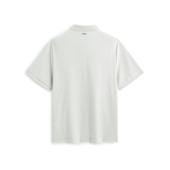 Men's Allover Letter Jacquard Polo Shirt