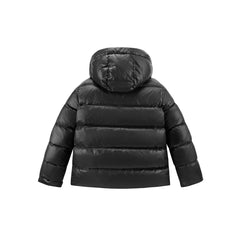 Men's Glossy Hooded Goose Down Jacket
