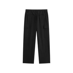 Men's Drawstring-Waist Straight-Leg Cargo Pants