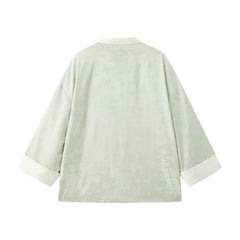 Women's Chinese-Inspired Butterfly Jacquard Jacket