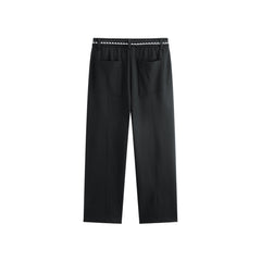 Men's Detachable Drawstring Straight-Leg Pants
