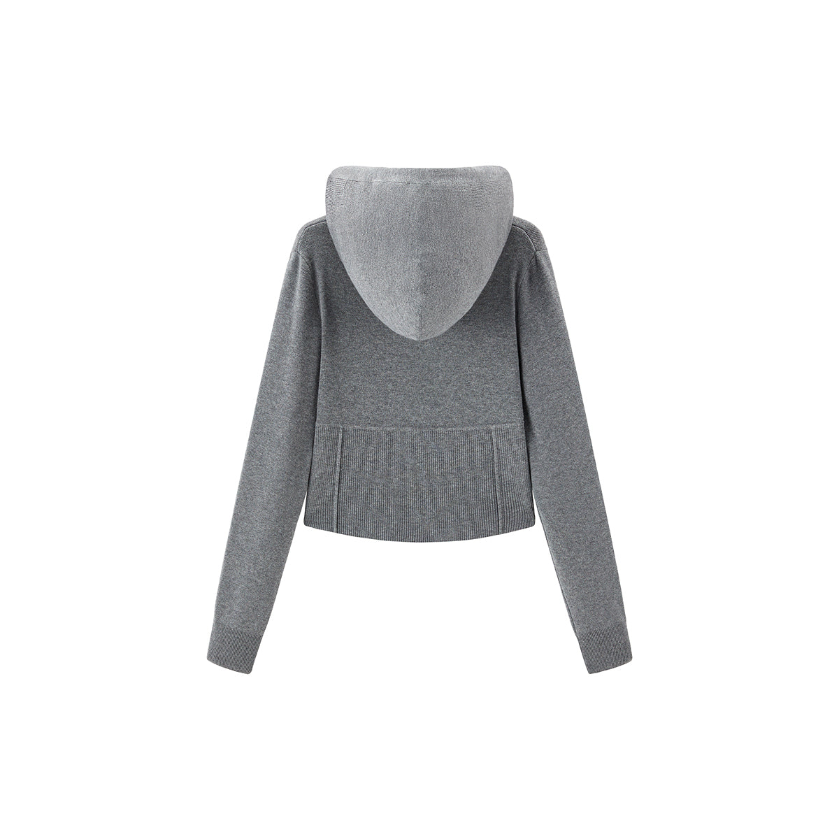 Women's Slim Fit Hooded Knit Pullover