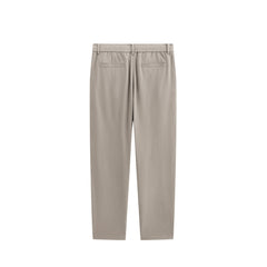 Men's Khaki Basic Tapered Pants