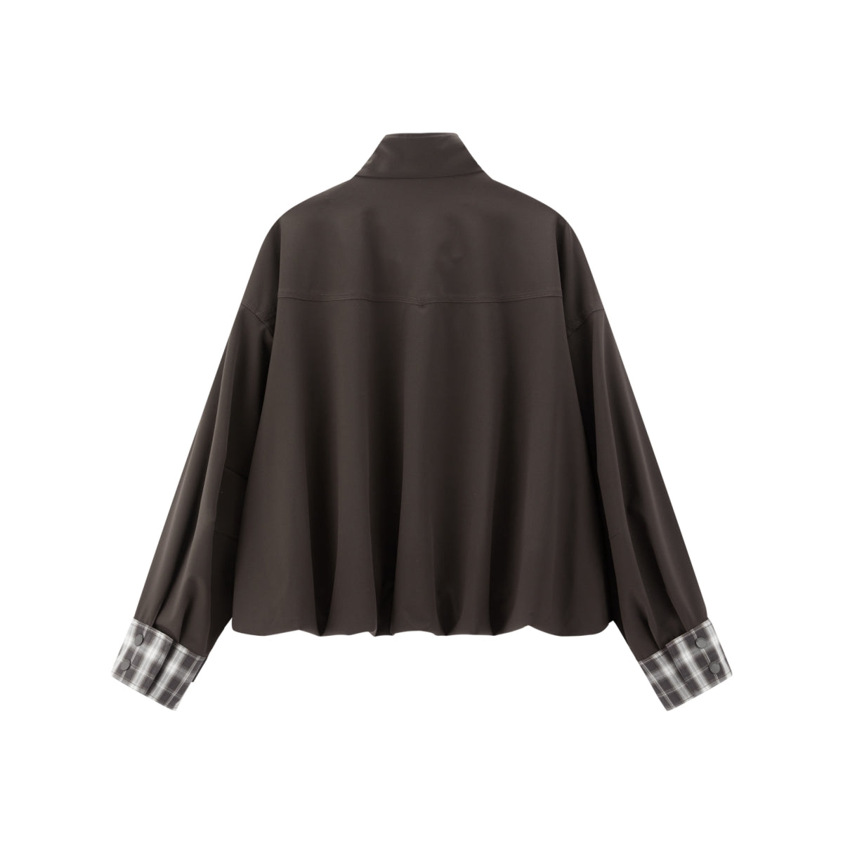 Women's Cropped Jacket with Tulip Hem